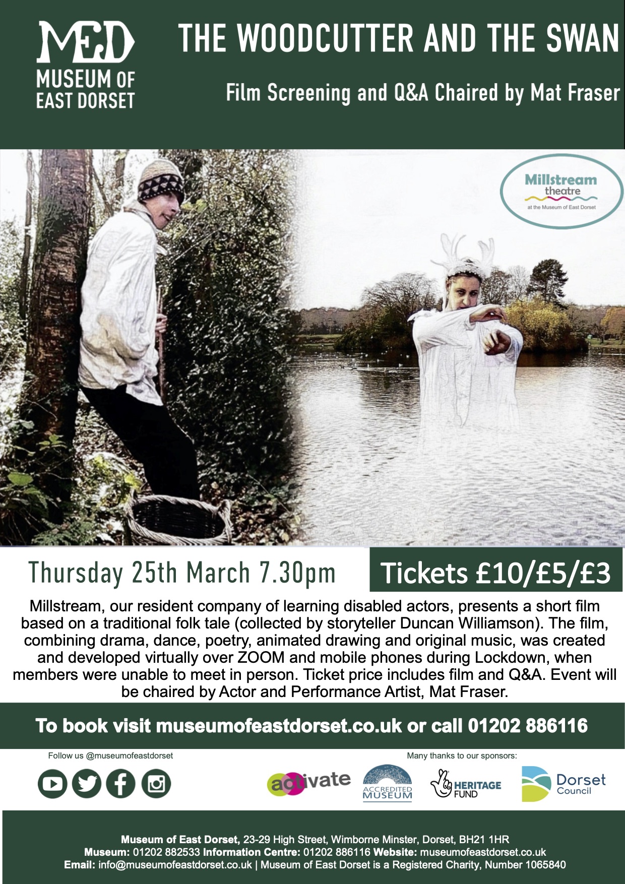 image for ‘The Woodcutter and the Swan’ with Millstream Theatre